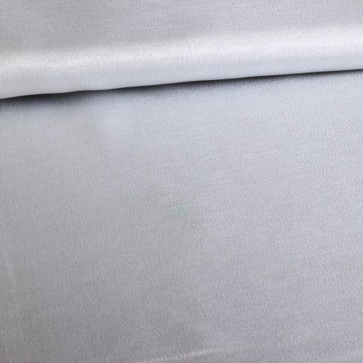 Tissu Fancy Organza Crepe argent