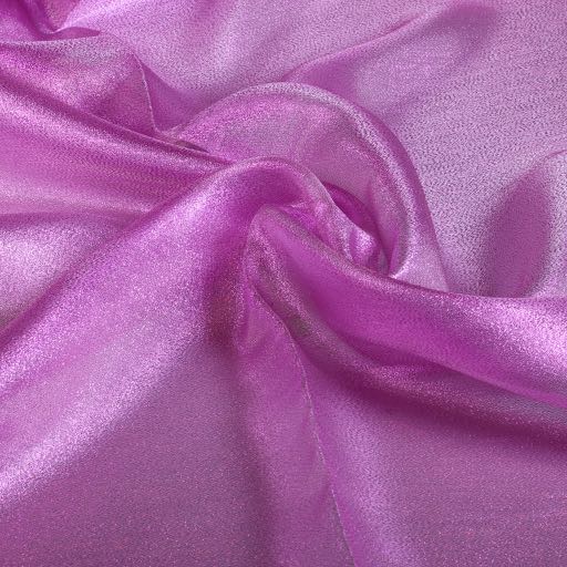 Tissu Fancy Organza Crepe violet clair