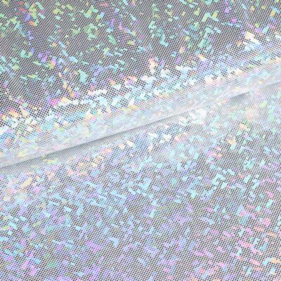 Tissu Mystique Deluxe Foil Hologram argent