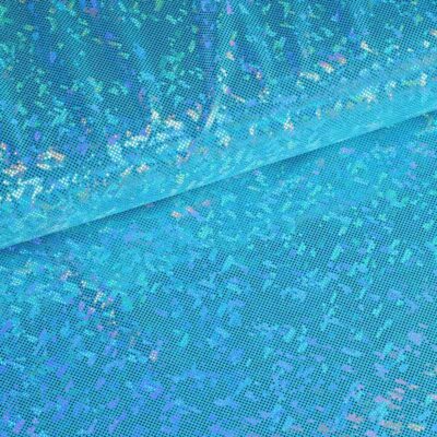 Tissu Mystique Deluxe Foil Hologram aqua