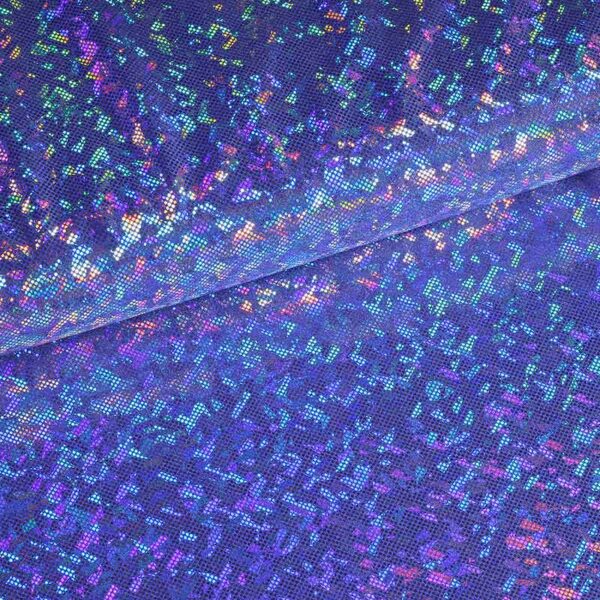Tissu Mystique Deluxe Foil Hologram violet