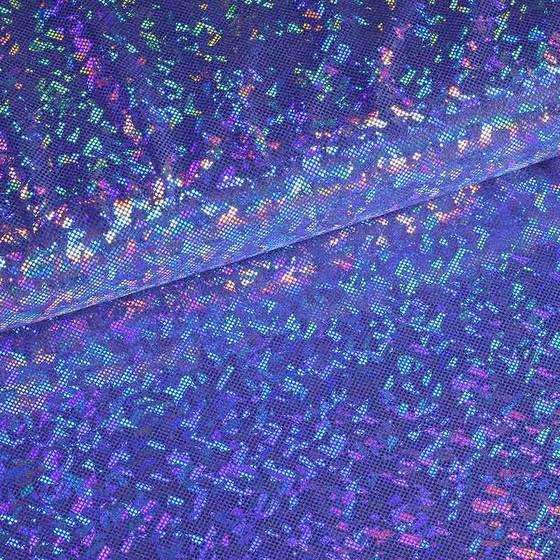 Tissu Mystique Deluxe Foil Hologram violet
