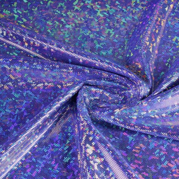 Tissu Mystique Deluxe Foil Hologram violet