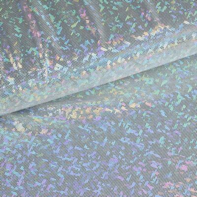 Tissu Mystique Deluxe Foil Hologram argent foncé