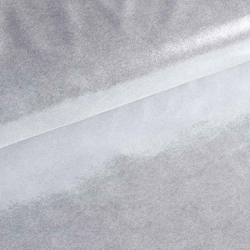 Tissu Mystique foil argent