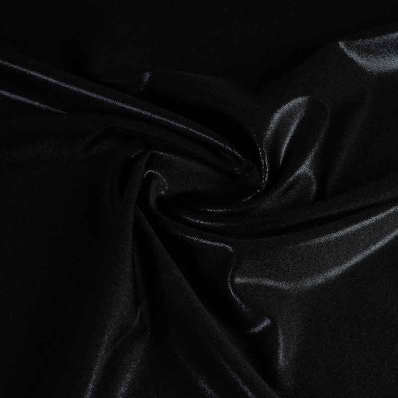 Tissu Mystique foil noir