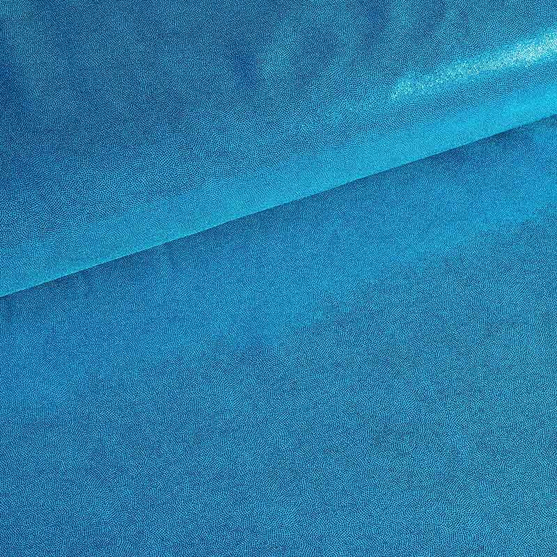Tissu Mystique foil aqua