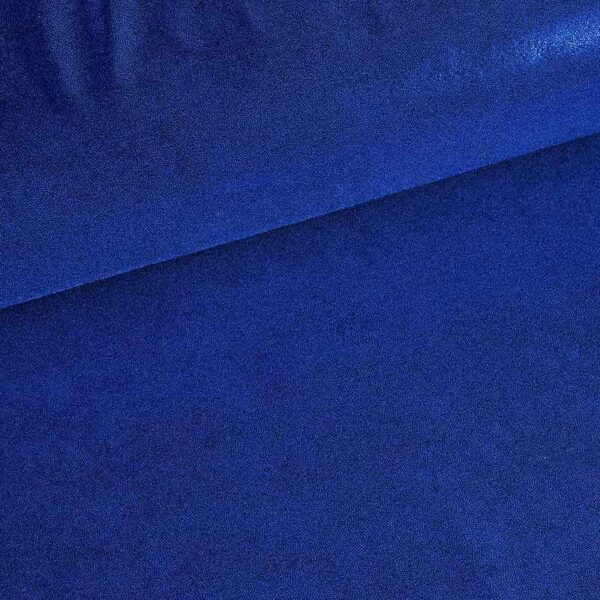 Tissu Mystique foil basic cobalt