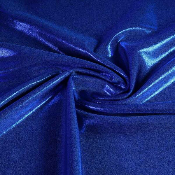 Tissu Mystique foil basic cobalt