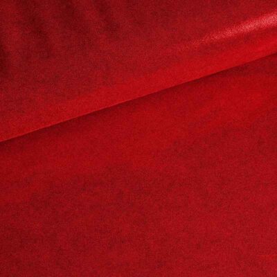 Tissu Mystique foil rouge