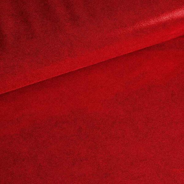Tissu Mystique foil rouge