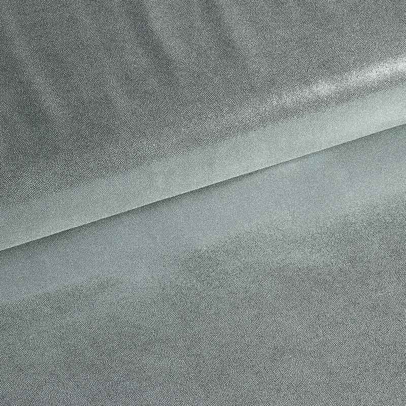 Tissu Mystique foil argent foncé