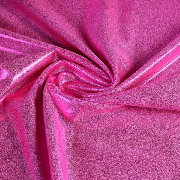 Tissu Mystique brillant rose