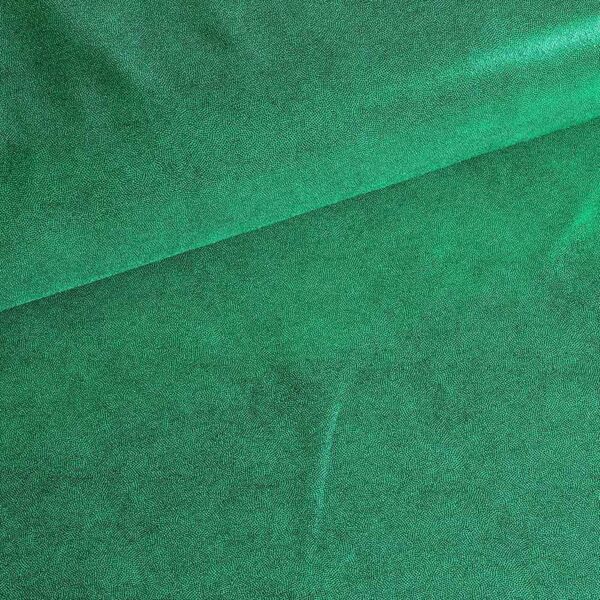 Tissu Mystique foil vert