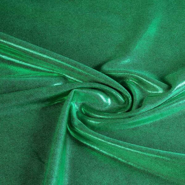 Tissu Mystique foil vert
