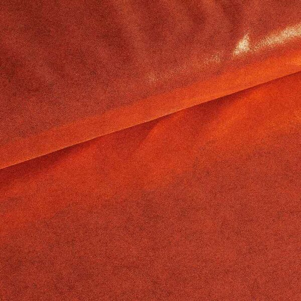 Tissu Mystique foil orange