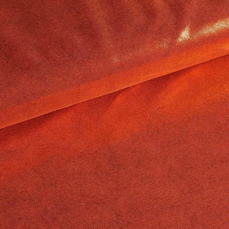 Tissu Mystique foil orange