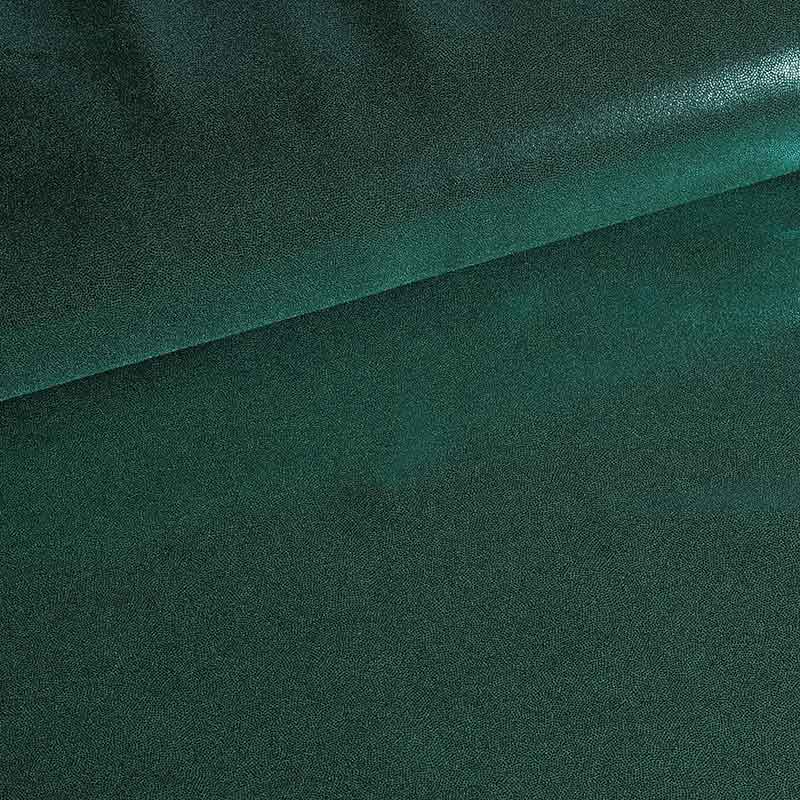 Tissu Mystique foil vert foncé