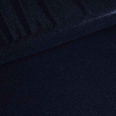 Tissu Mystique foil bleu foncé