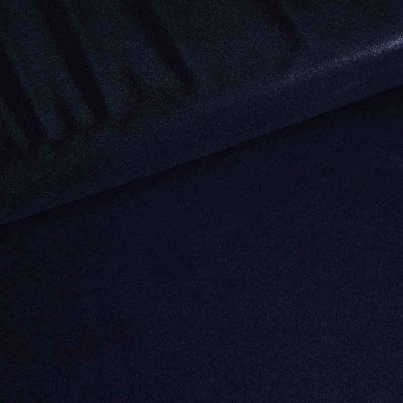 Tissu Mystique foil bleu foncé