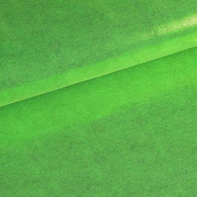 Tissu foil Mystique lime