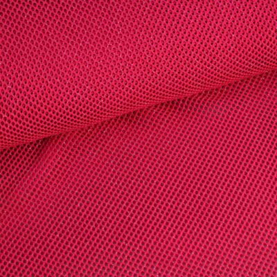 Tissu filet paillettes élastique fuchsia