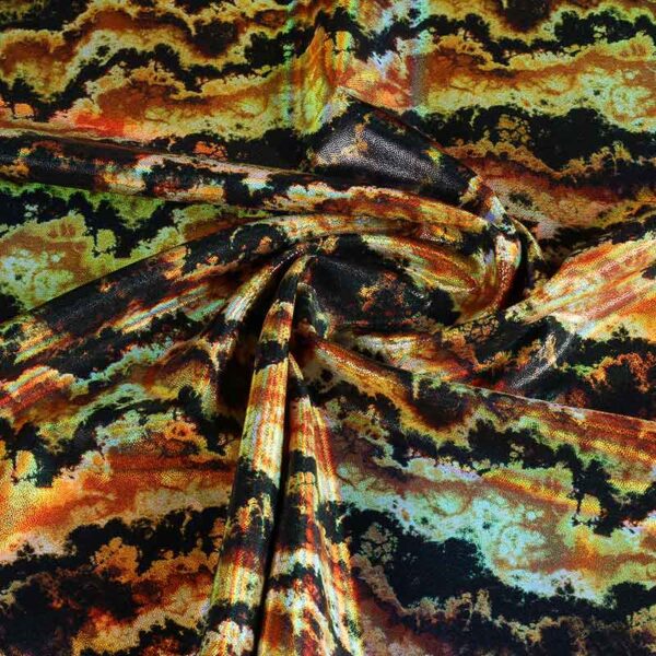 Tissu stretch 4 way dynamic foil or