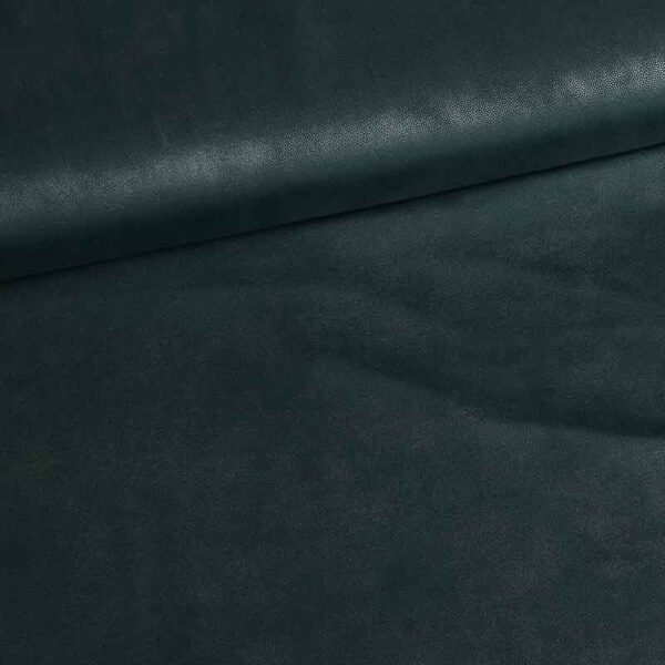 Tissu washed look vert bouteille