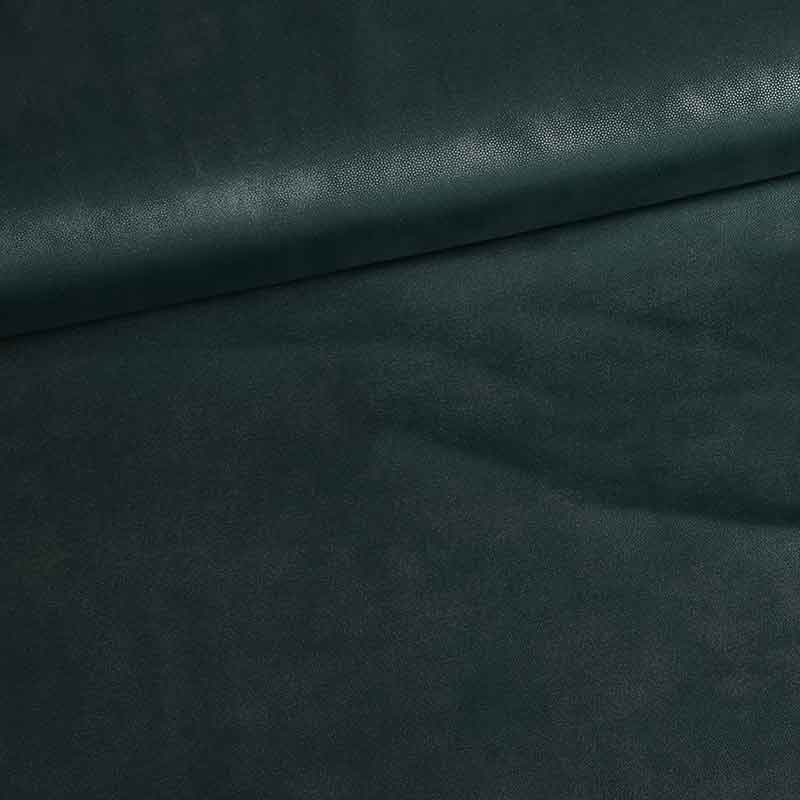Tissu washed look vert bouteille