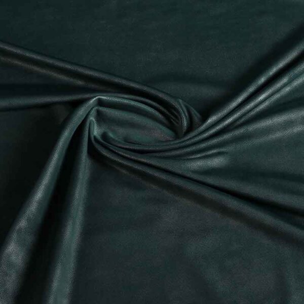 Tissu washed look vert bouteille