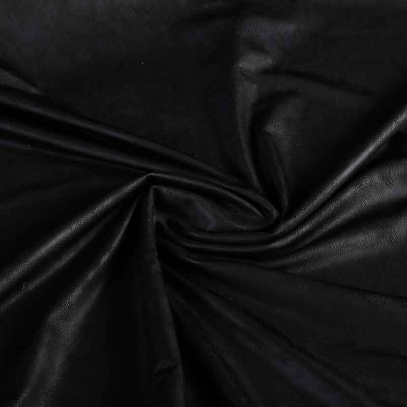 Tissu washed look noir