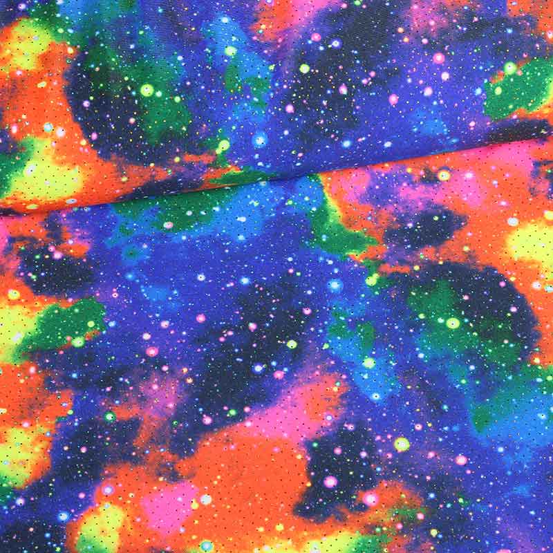Tissu stretch Cosmo Foil Multicolor