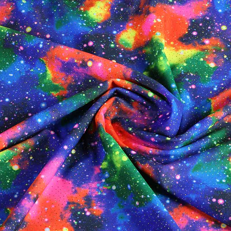 Tissu stretch Cosmo Foil Multicolor