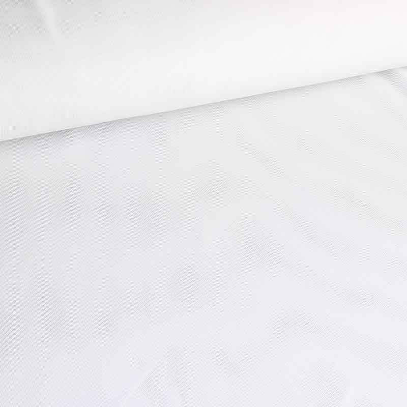Tissu stretch mesh blanc