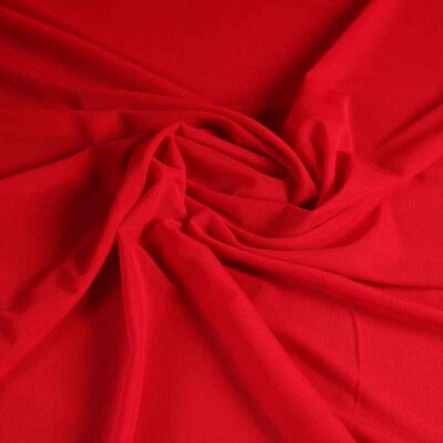 Tissu mesh rouge