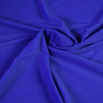 Tissu stretch mesh cobalt