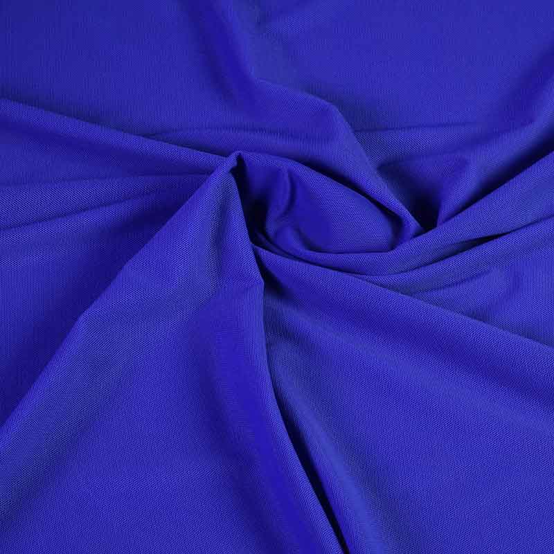 Tissu stretch mesh cobalt