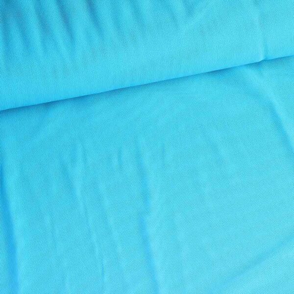 Tissu stretch mesh turquoise