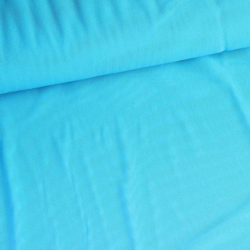 Tissu stretch mesh turquoise