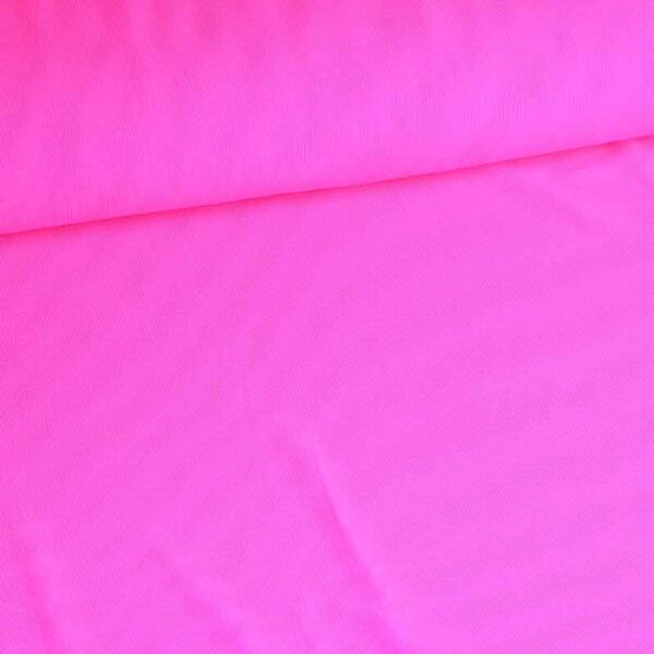 Tissu stretch mesh rose fluo