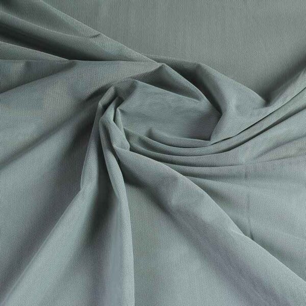 Tissu stretch mesh gris