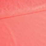 Stretch mesh foil stof oranje