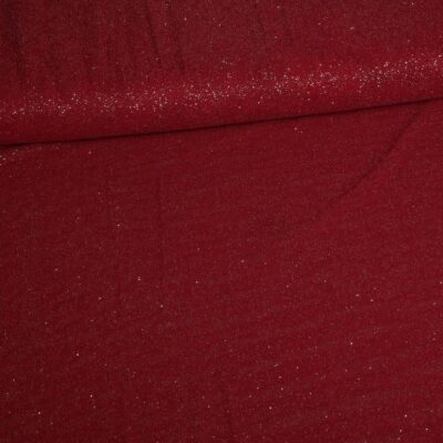 Tissu mesh paillettes bordeaux