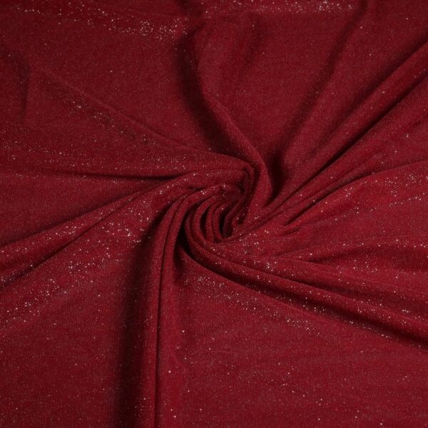 Tissu mesh paillettes bordeaux