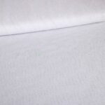 Stretch mesh glitter stof wit