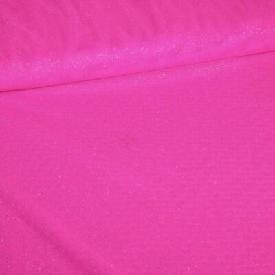 Tissu mesh extensible à paillettes fuchsia