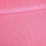 Stretch mesh glitter stof roze