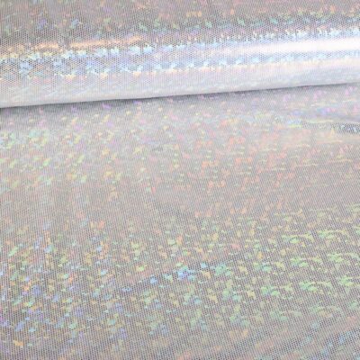 Tissu Mystique Deluxe Foil Hologram argent