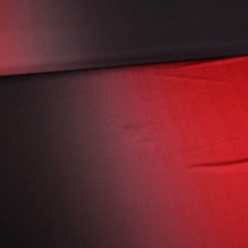 Tissu Danse et Maillot de Bain Stretch 4 Directions Ombre Rouge/Marron