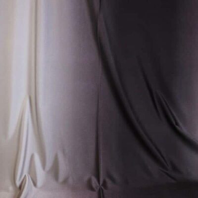 Tissu Stretch 4 Way ombre gris blanc